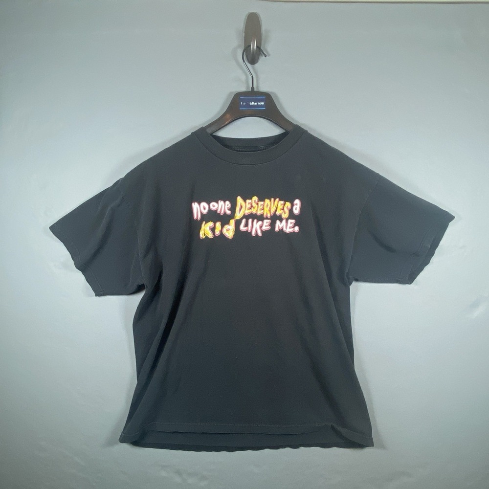 Optima Cotton Wear Heavy Black T-Shirt XL Kid Like Me Novelty Graphic